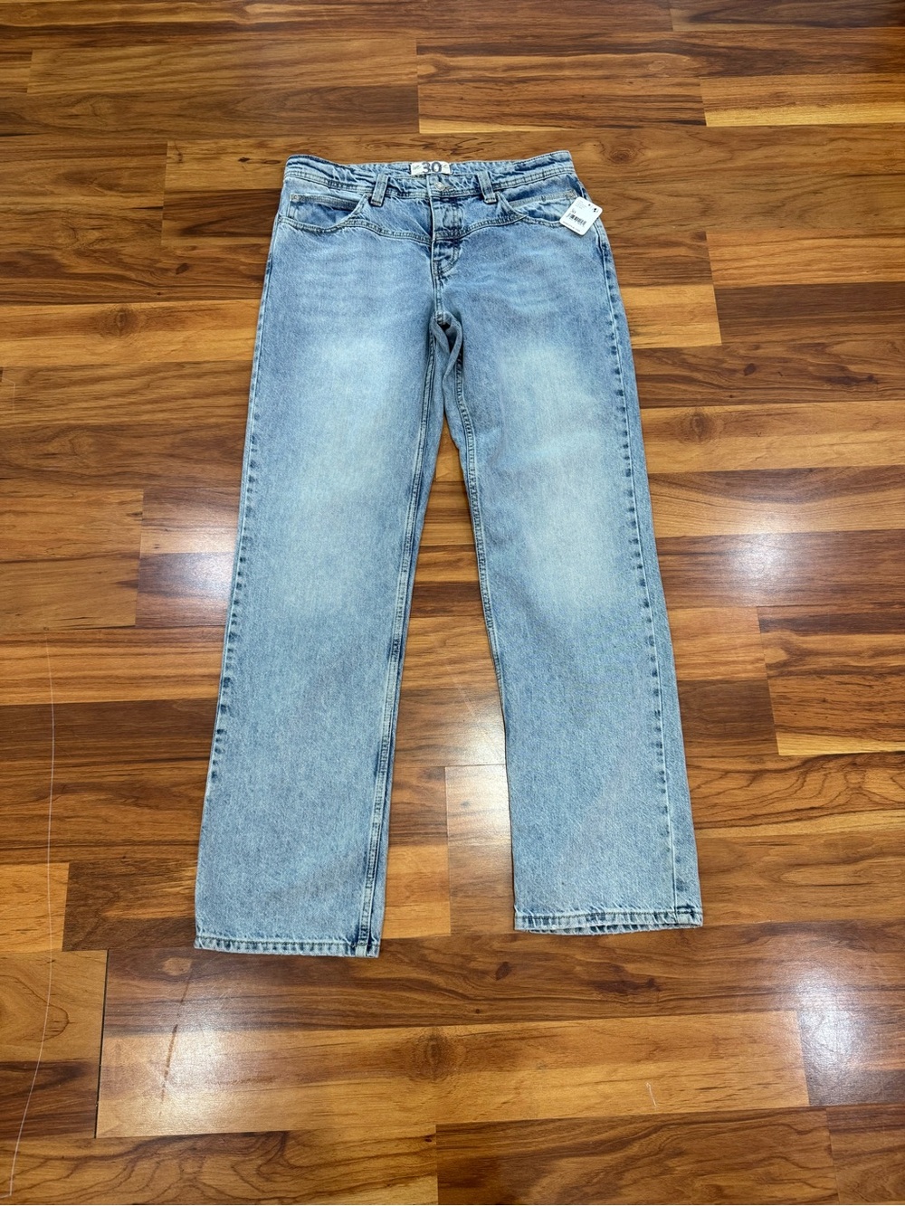 We The Free Light Blue Straight Leg Jeans